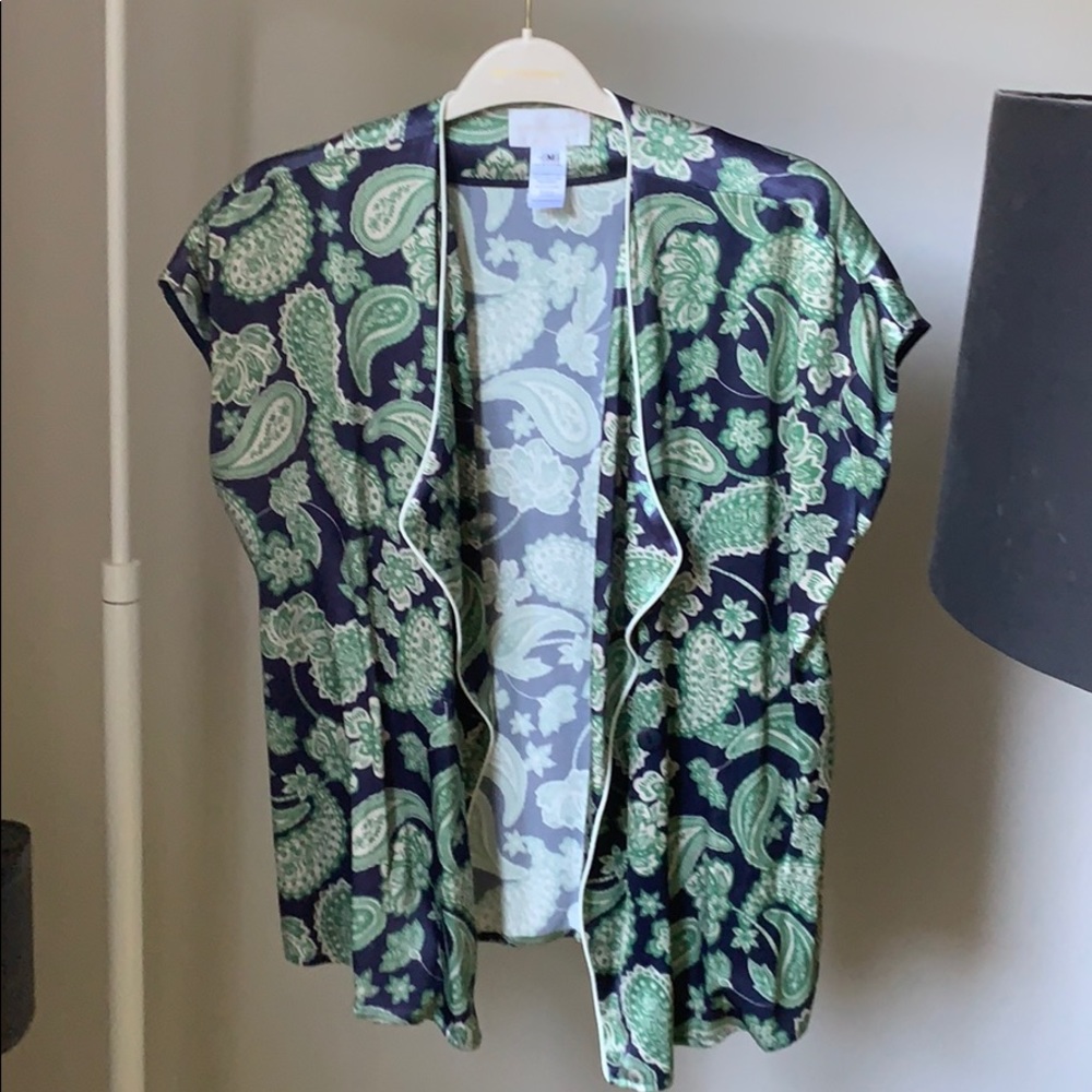 Anthropologie coreylynncalter silk shirt